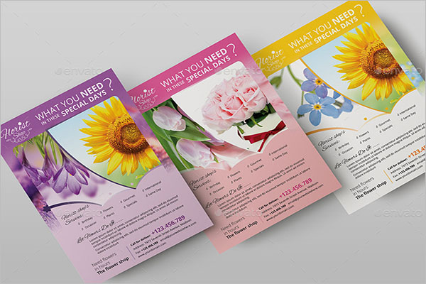 New Florist Shop Flyer Template