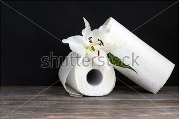 Paper Towel Rolls Mockup