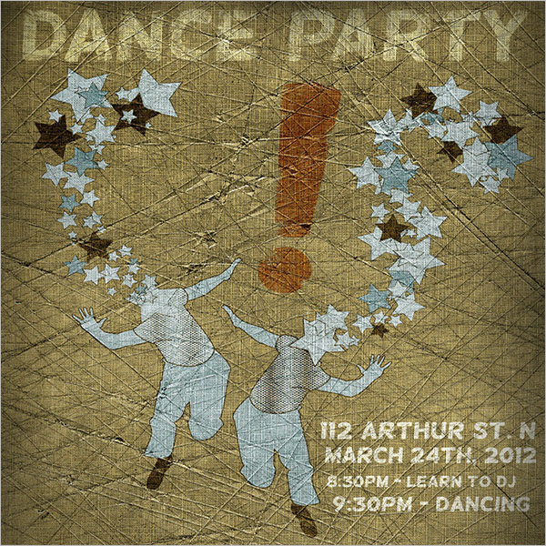 Poster For House Dance Party