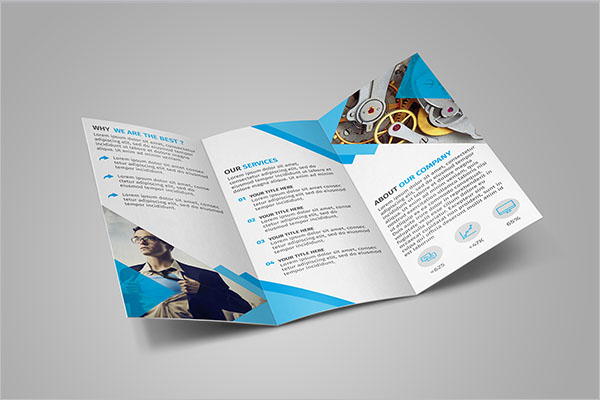 Retro Tri-Fold Brochure Template