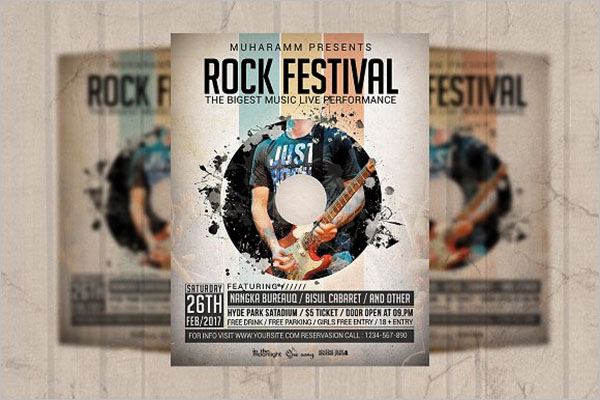 Rock Festival Poster Template