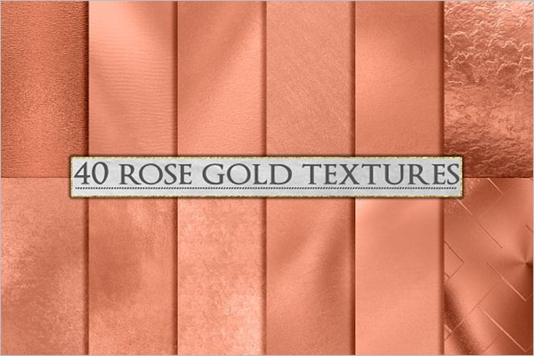 Rose Gold Foil Background Design