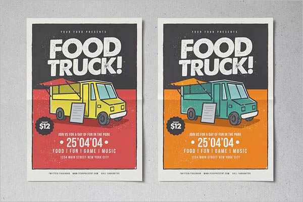Street Food Truck Flyer