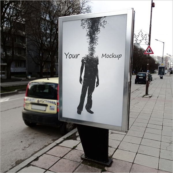 Street Poster Mockup Design