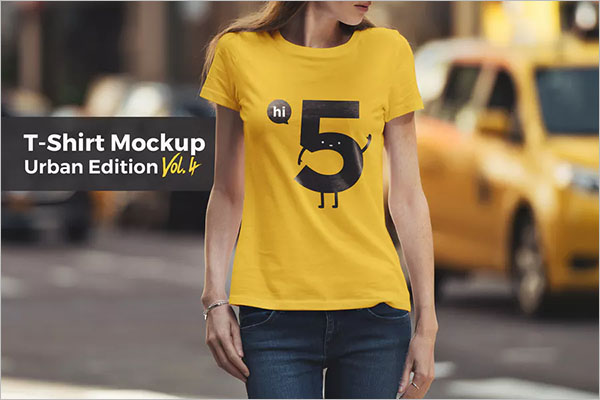 T-Shirt Mockup Urban Edition Vol. 4