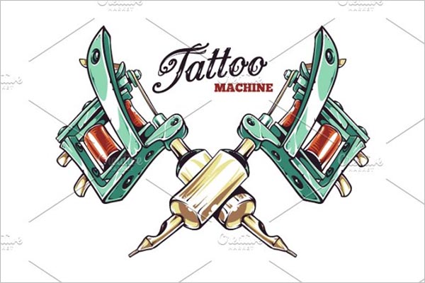Tattoo Machine Icon Design