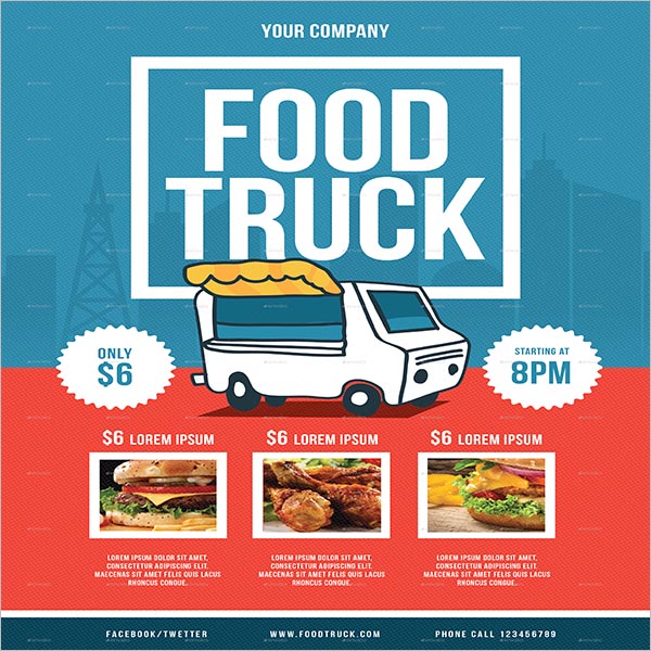 Top Food Truck Flyer Designs