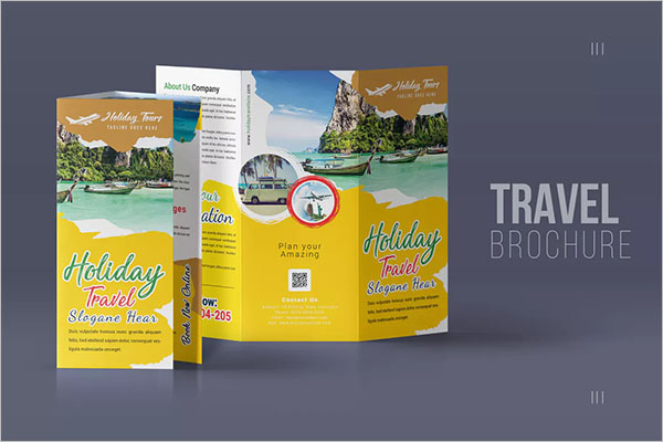 Travel Trifold Brochure Design