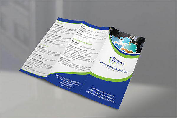 Tri-Fold Brochure Microsoft Word