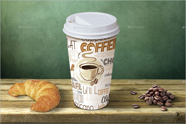 Two Coffee Cup Branding Mockup