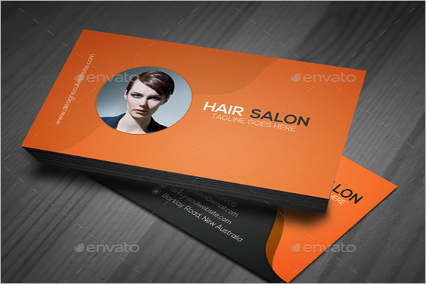 Unique Hair Stylist Business Card Template