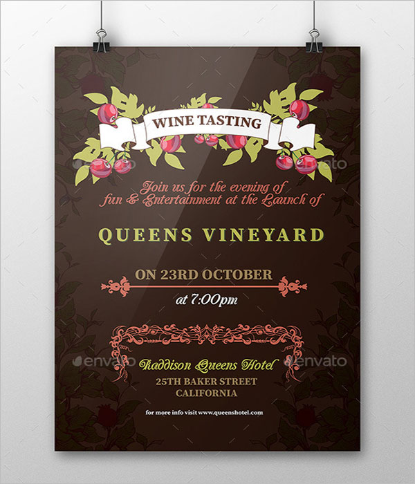 Wine Diagram Poster Design