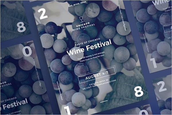 Wine Festival Poster Design