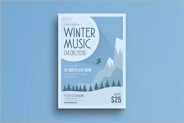 Winter Sale Flyer Template