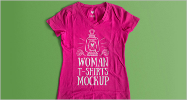 28+ Women T-Shirt Mockup Generator
