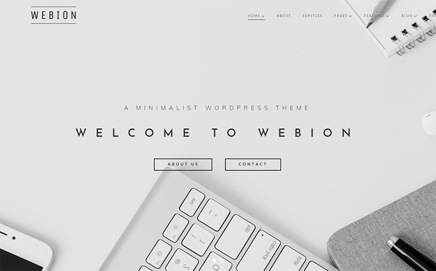 Webion - Minimal Elementor Multipurpose WordPress Theme