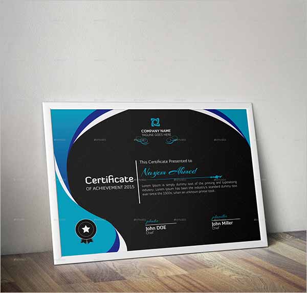 Certificate Design Illustrator