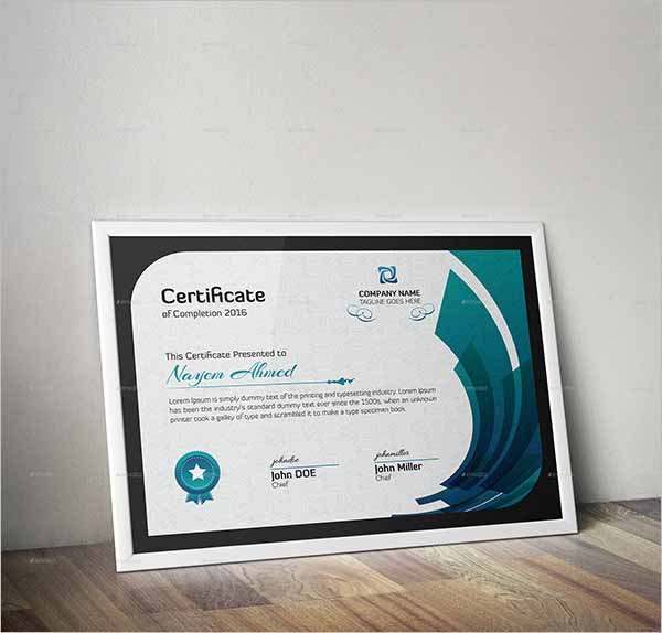 Certificate Design Vector