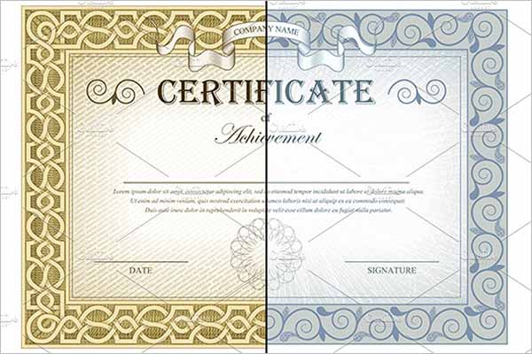 Certificates Elements Design
