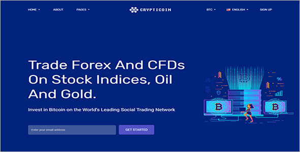 Cryptocurrency HTML Theme