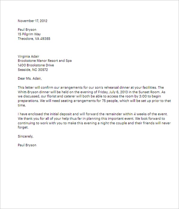 Download Business Formal Letter Template