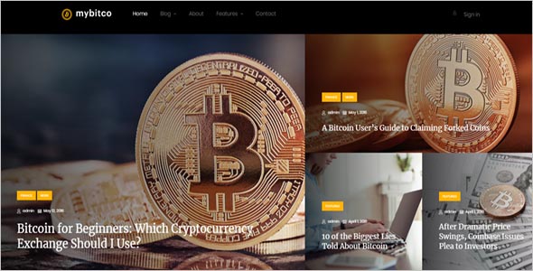 Efficient Cryptocurrency HTML Theme