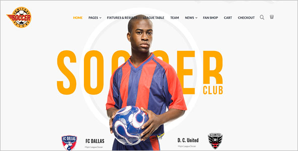 Football Club WordPress Theme Free Download