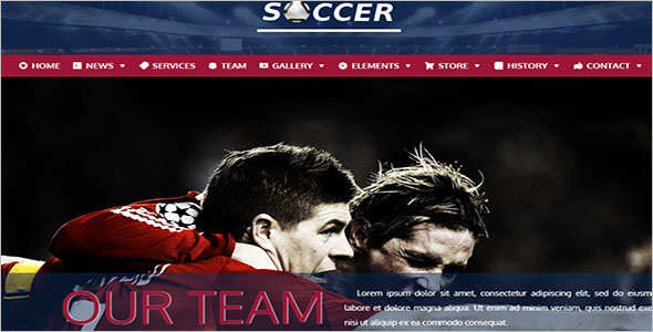 Football WordPress Theme Free download