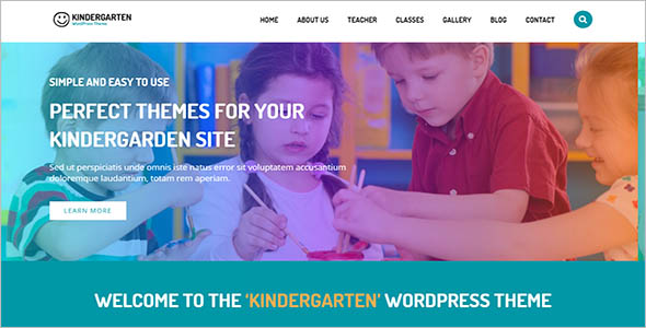 Kindergarten School WordPress Theme