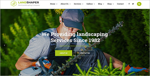 Lawn Maintenance Website Template