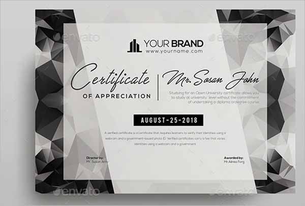 Letterhead Certificate Design