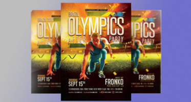 21+ Olympic Event Flyer Designs