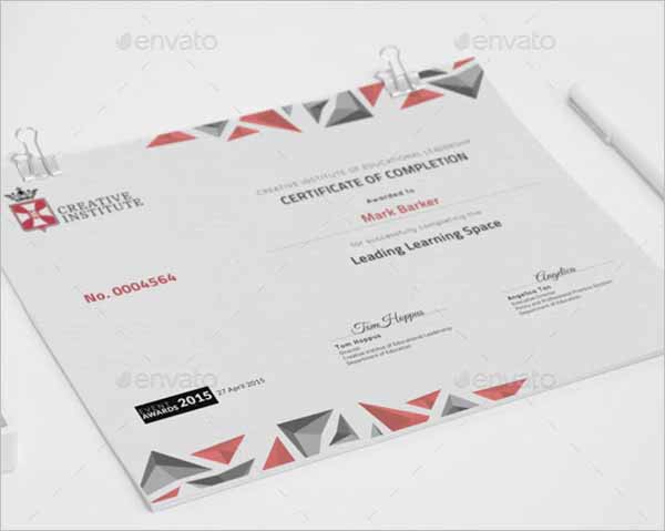 Performance Certificate Template