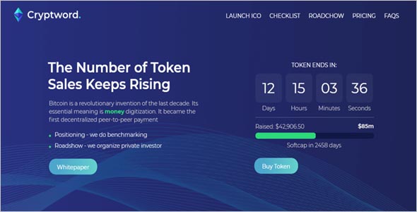 Primary Cryptocurrency Html Template