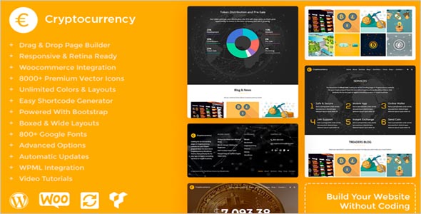 Responsive Cryptocurrency HTML Template