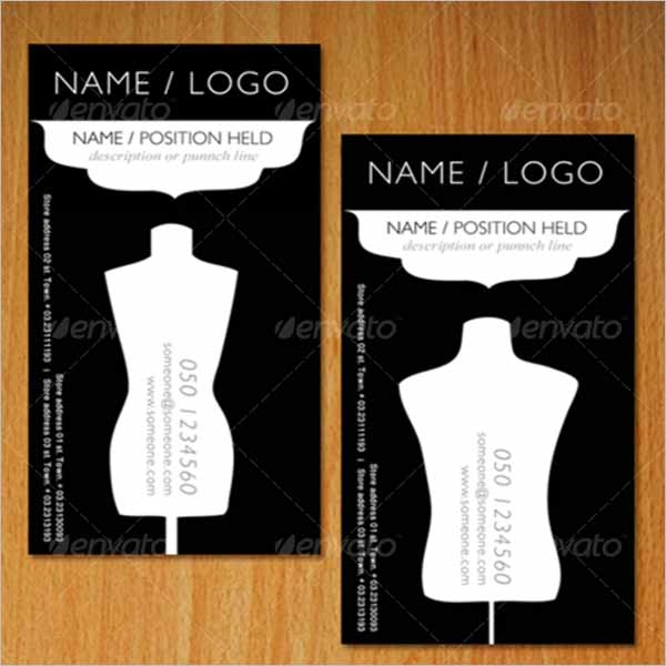 Vintage Fashion Business Card Template