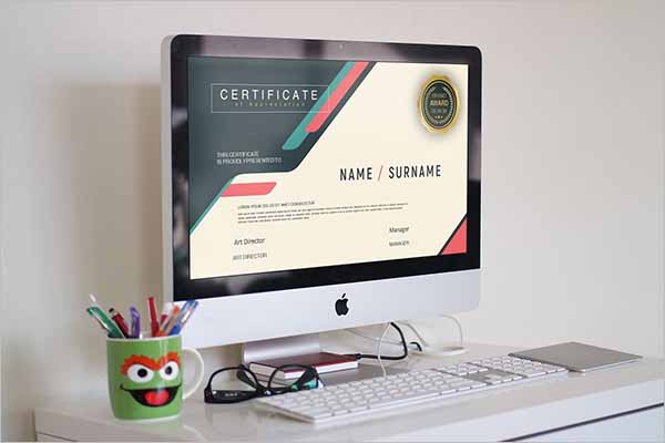 Web Certificate Template
