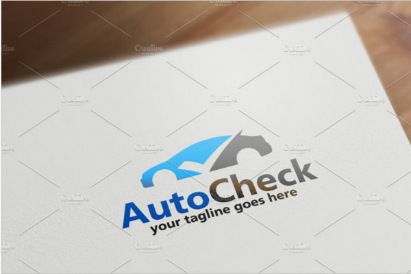 Auto Check Logo Template