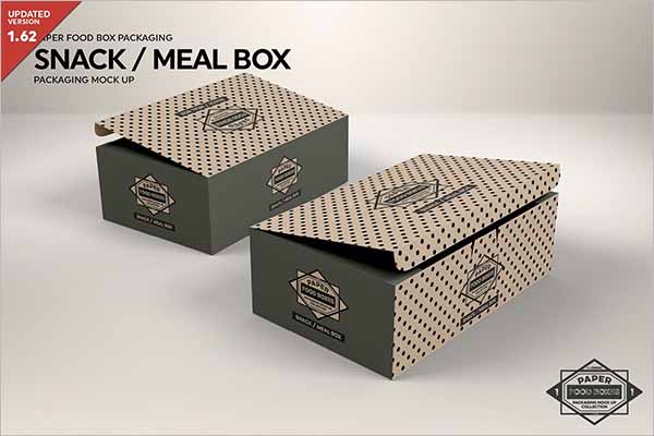 Food Box Template Design
