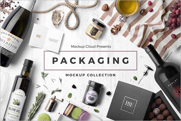 Food Packaging Mockup Collection