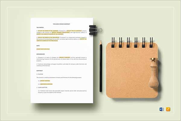 Modern Freelance Contract Template