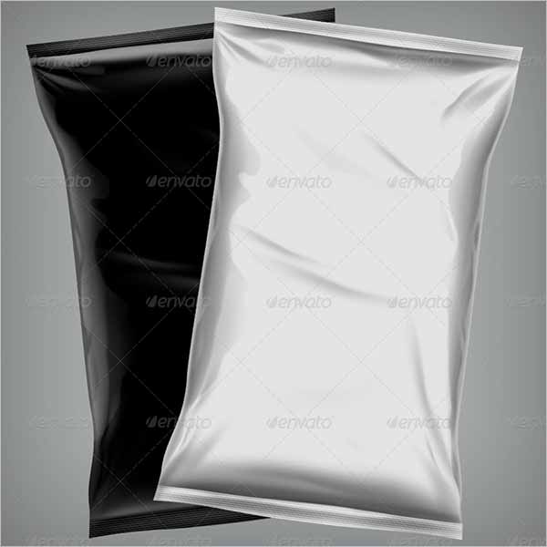 Premium Chips Bag Mockup Design