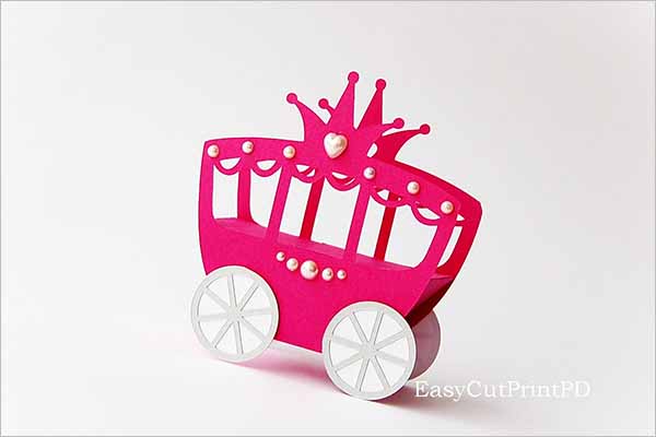 Princess Carriage Box Template