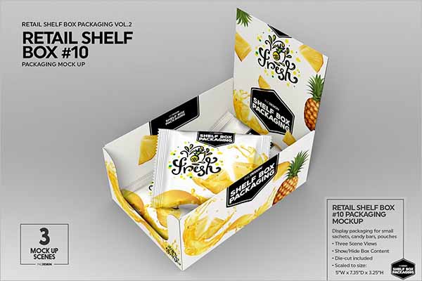 Shelf Box Packaging Design