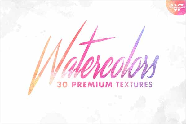 Watercolor Paper Texture Bundle Design