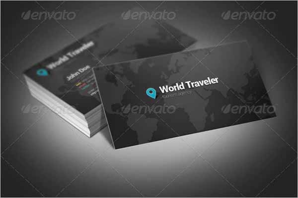 World Traveler Business Card Design