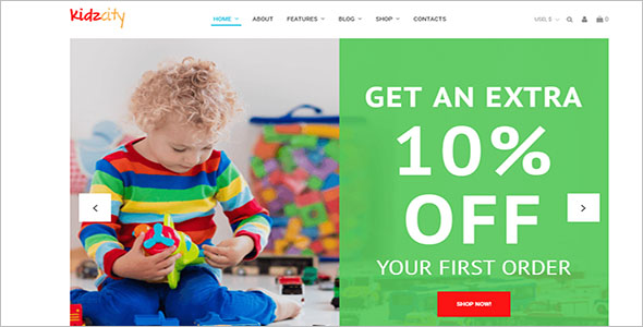 Baby Accessories Ecommerce Theme