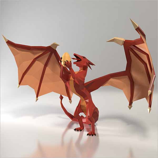Dragon 3D Print Design