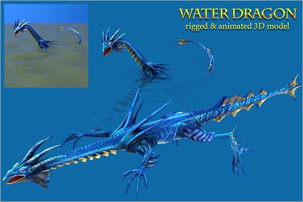 Dragon Skelton 3D Design