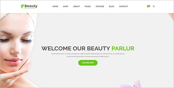 Health & Beauty Website Template